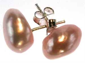 Ørestik m. perle, rosa