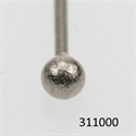 Pyntepind m. 1.5 mm kugle, sølv.
