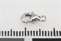 Karabinlås 9 mm sølv