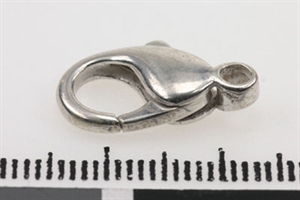 Karabinlås 17 mm sølv