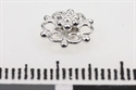 Blomst sølv 9 mm