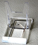 Plastholder, 2-delt 10x8 cm.