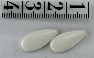 Anboret Created gem dråbe, flad hvid