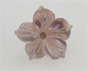 Perlemor Blomst 12 mm Naturrosa