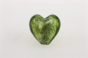 Glaspynt buttet hjerte grøn