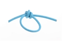 Lædersnøre 2 mm lys blå
