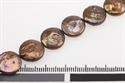 Perlekæde Coin ca. 5 x 12 mm