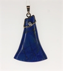 Vedhæng lapis lazuli m. sølvophæng